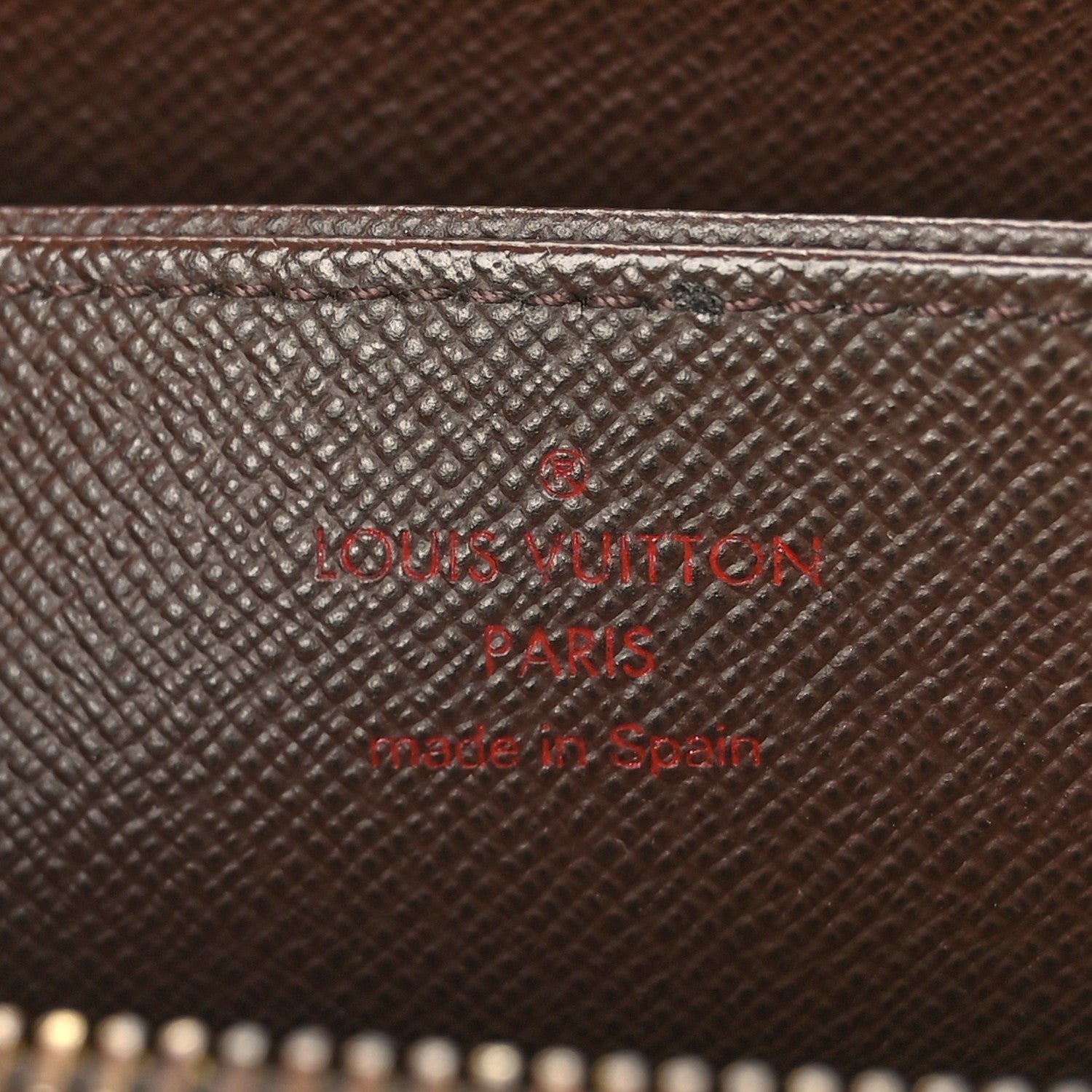 Louis Vuitton Damier Ebene Zippy Wallet 5 of 9