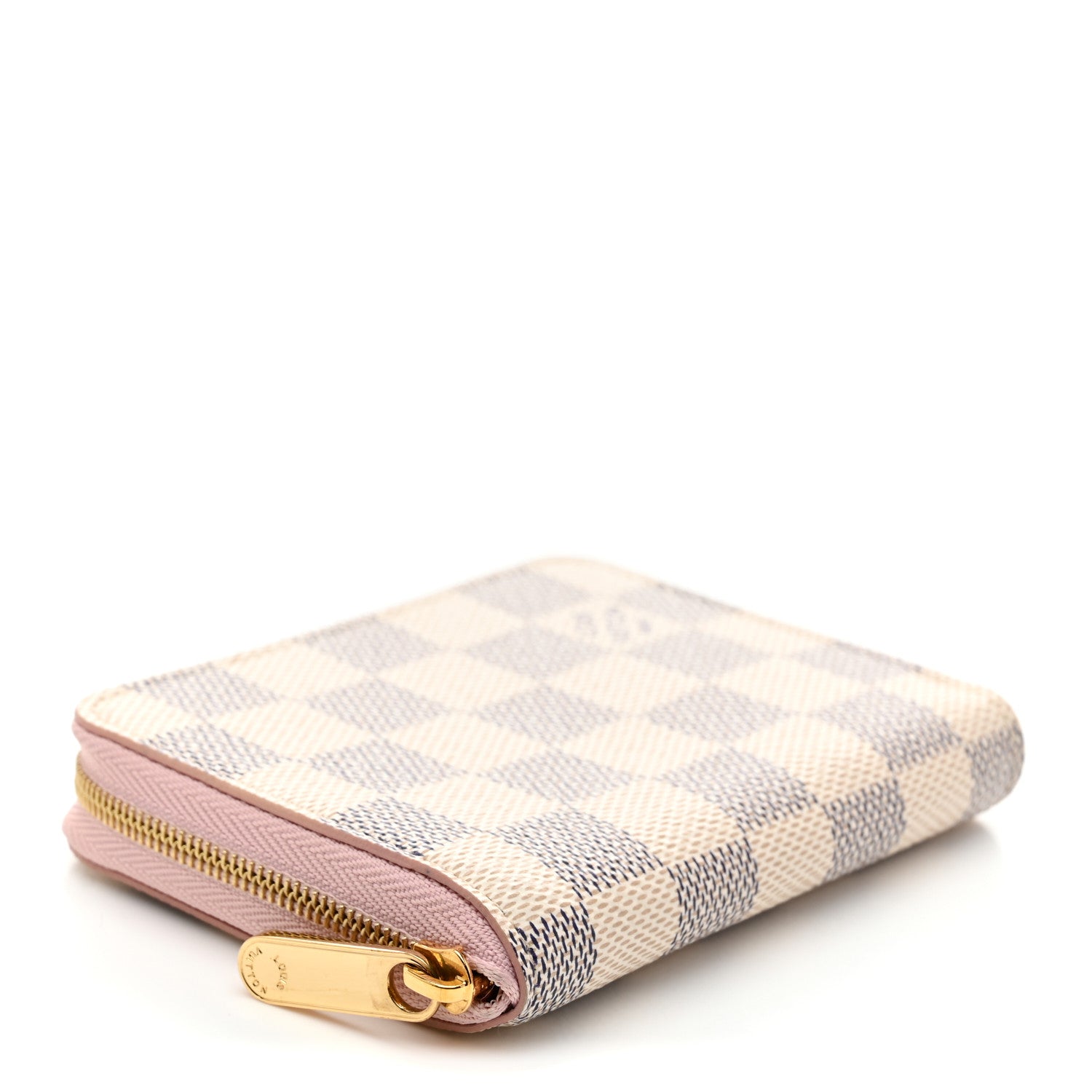 Louis Vuitton Damier Azur Zippy Coin Purse Rose Ballerine 4 of 6