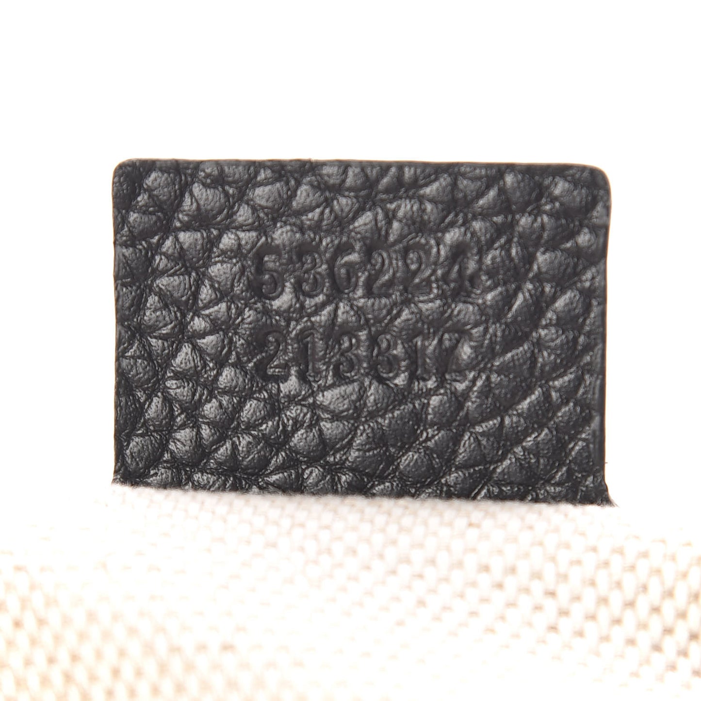 Pebbled Calfskin Medium Soho Flap Crossbody Black