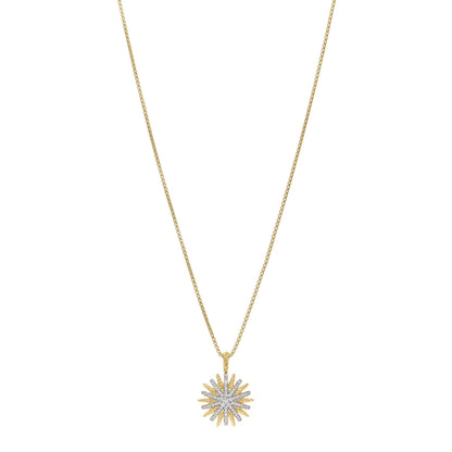 David Yurman DAVID YURMAN 18K Yellow Gold Diamond Starburst Constellation Necklace 1 of 4