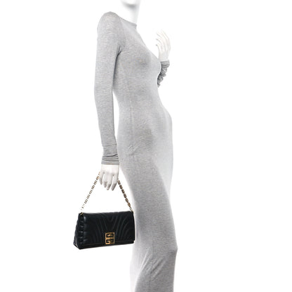 Givenchy Calfskin Quilted Small 4G Shoulder Bag Black 2 of 9