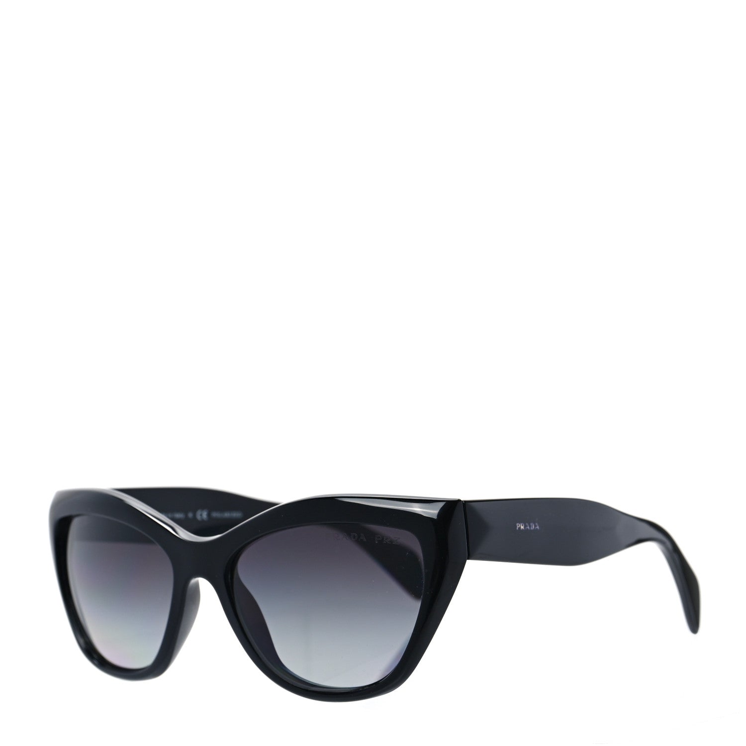 Prada Acetate Poeme Sunglasses SPR 02Q Black 1 of 6