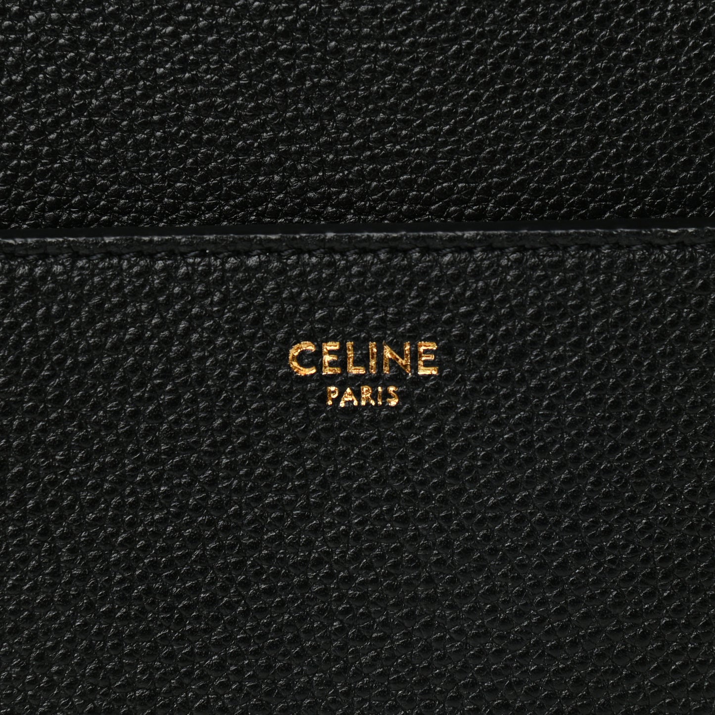 Soft Grained Calfskin Sangle Bucket Bag Black