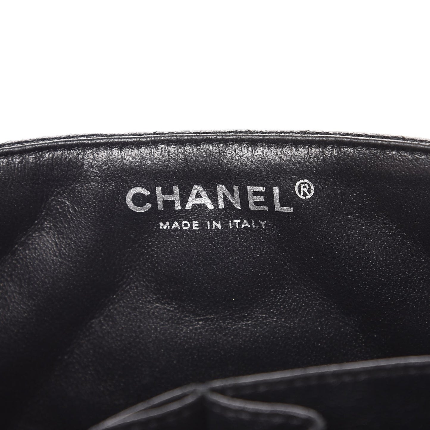 Caviar Quilted East West Flap Black