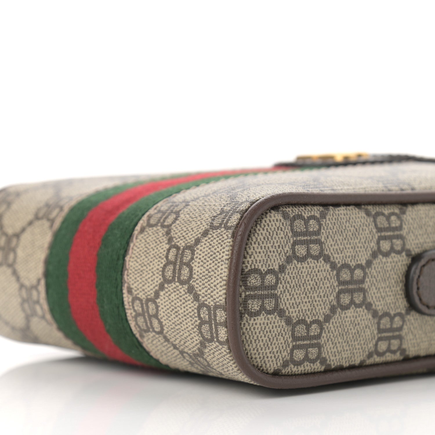 Gucci X BALENCIAGA BB Supreme Monogram Web Mini Ophidia Messenger Beige New Acero 10 of 10