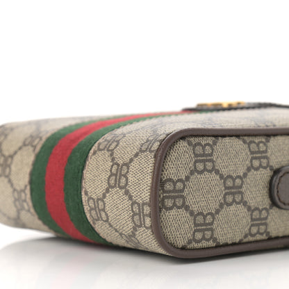 Gucci X BALENCIAGA BB Supreme Monogram Web Mini Ophidia Messenger Beige New Acero 10 of 10