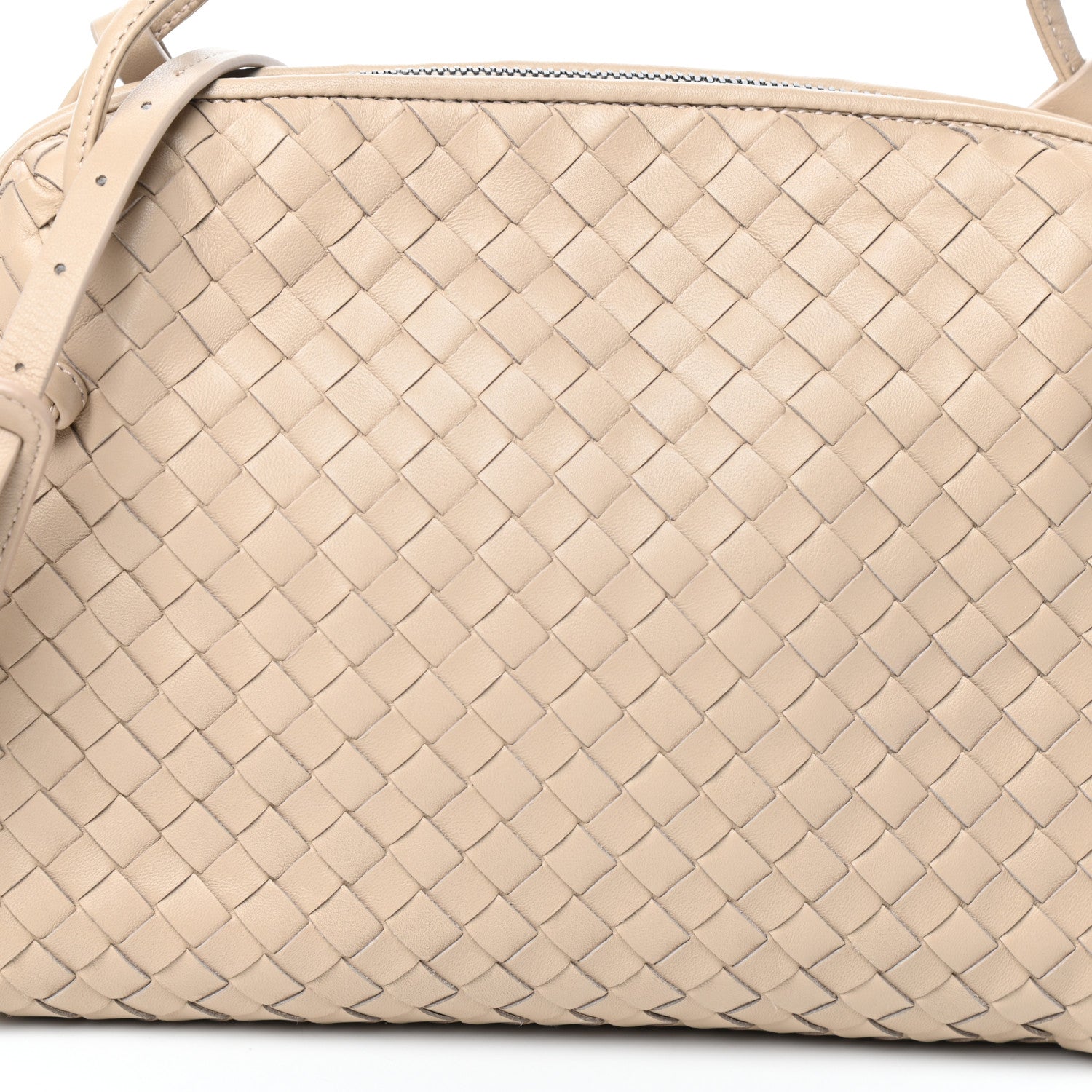 Bottega Veneta Nappa Intrecciato Nodini Crossbody Messenger Mink 7 of 9