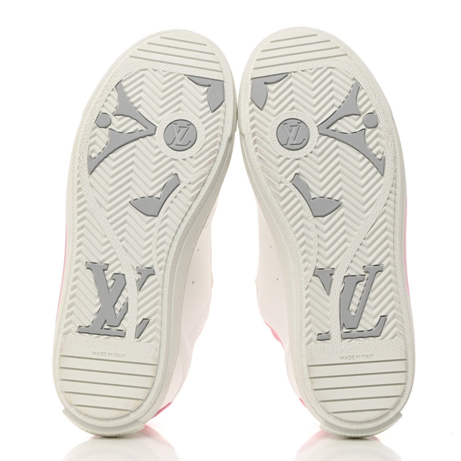 Louis Vuitton Calfskin Charlie Sneaker 37.5 White Rose Clair 5 of 7
