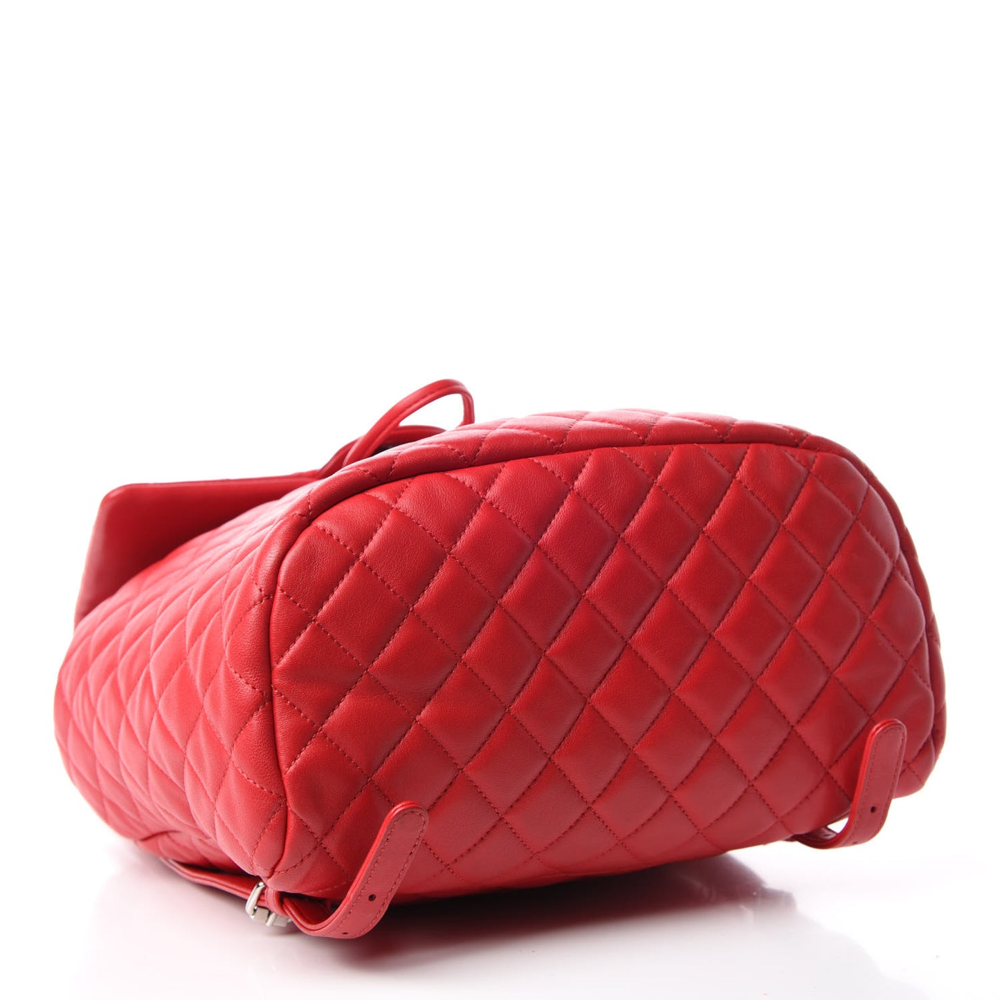 Lambskin Quilted Large Urban Spirit Backpack Red