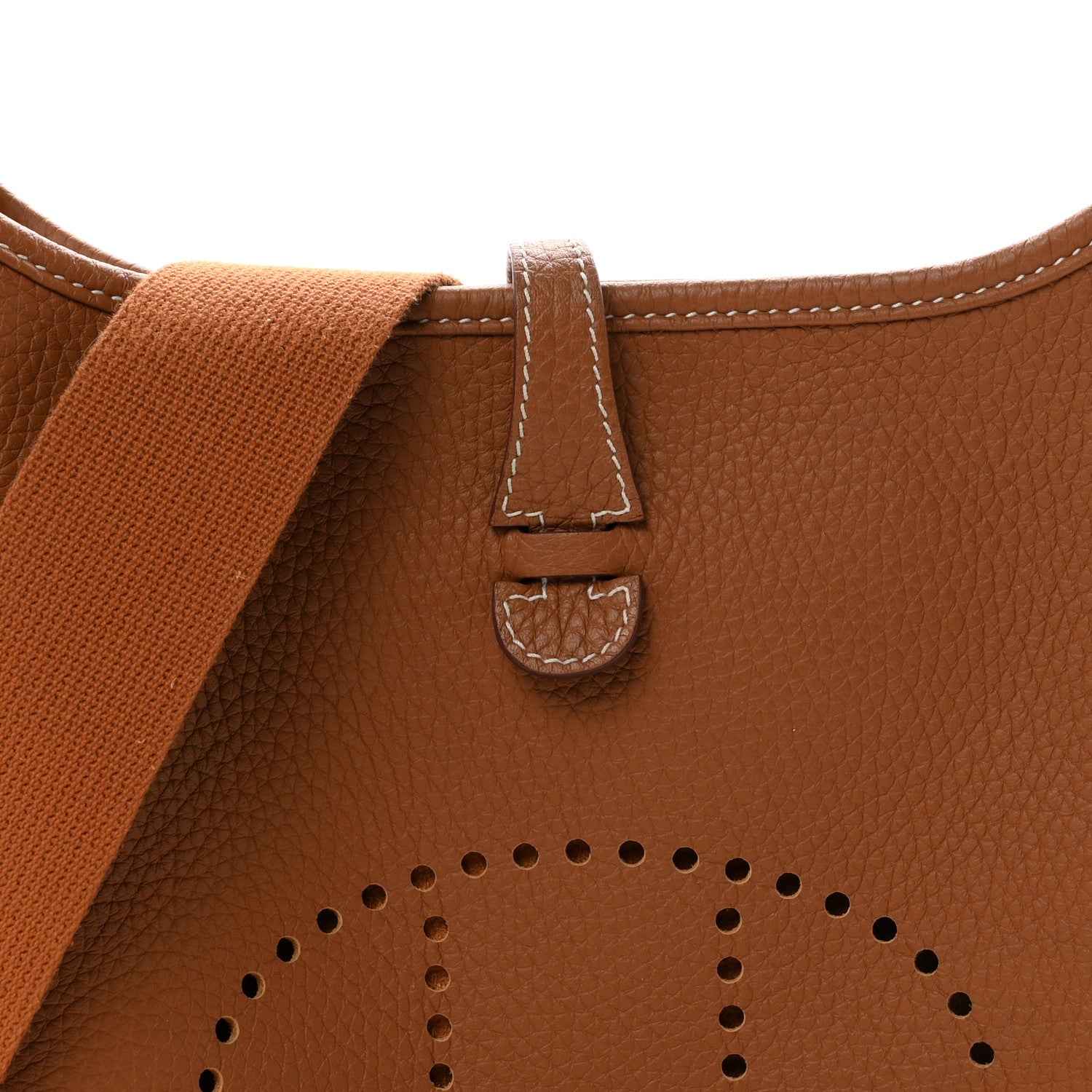 Hermes Taurillon Clemence Evelyne 23 Poche III Gold 8 of 11