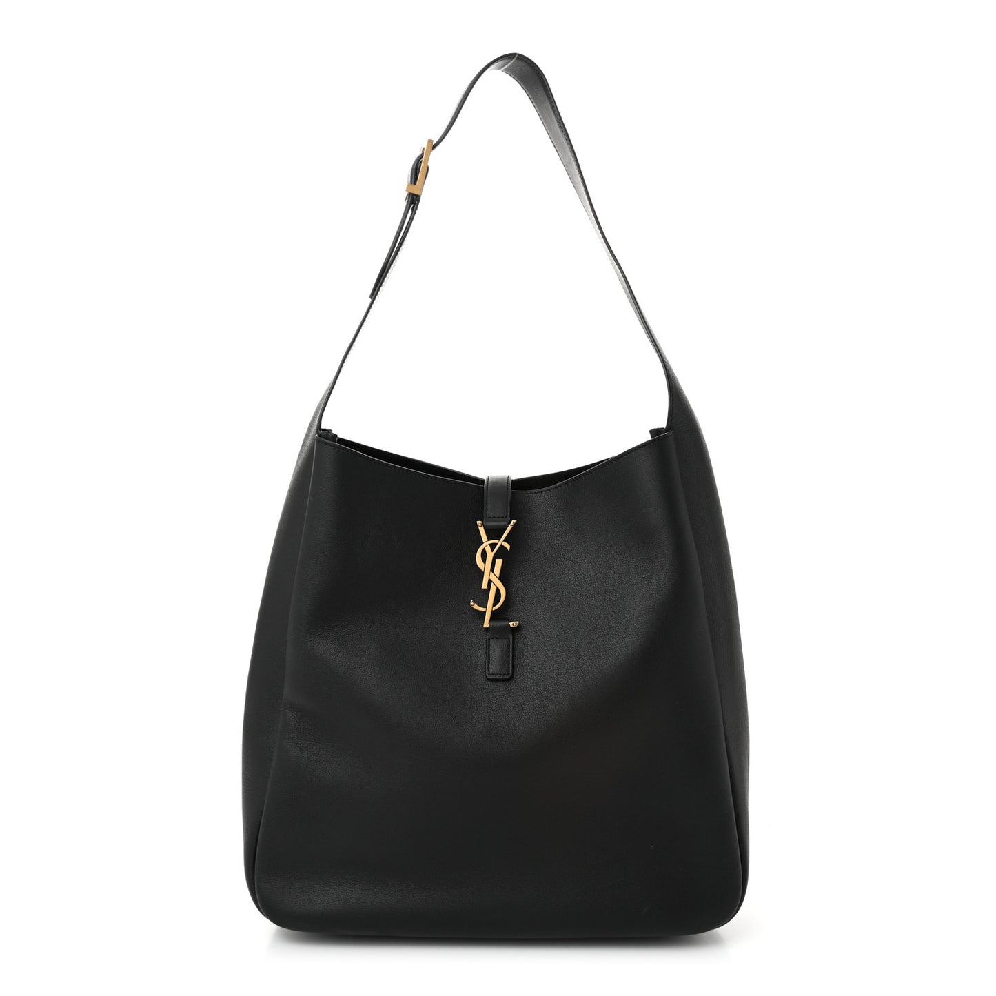 Smooth Calfskin Large Le 5 A 7 Soft Hobo Black
