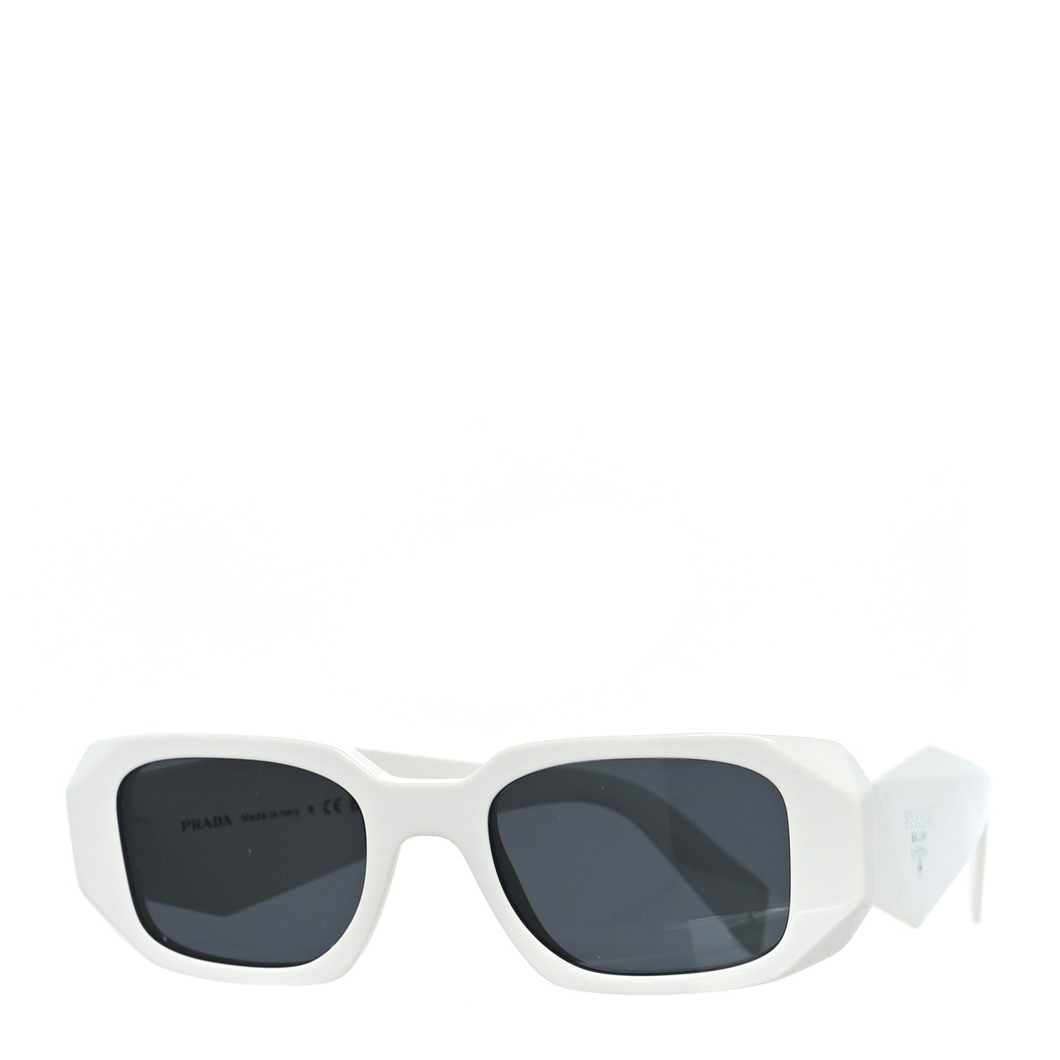 Prada Acetate Symbole Sunglasses SPR 17W White 1 of 6