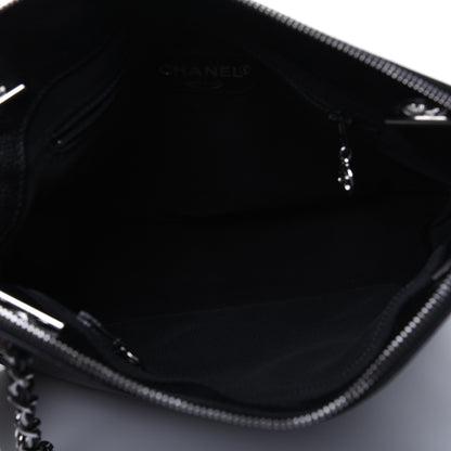 Chanel Caviar Logo Shoulder Bag Black 5 of 21