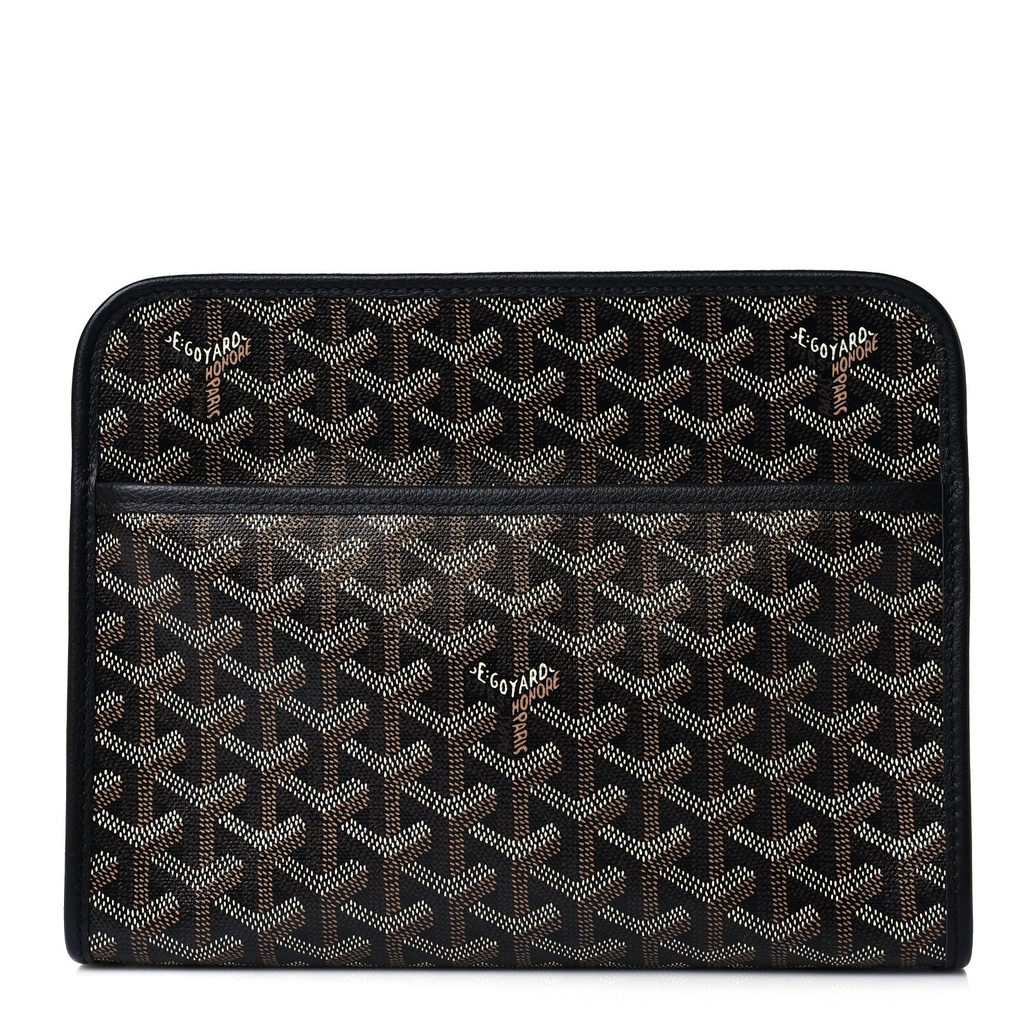 Goyard Goyardine Jouvence MM Toiletry Pouch Black 1 of 8
