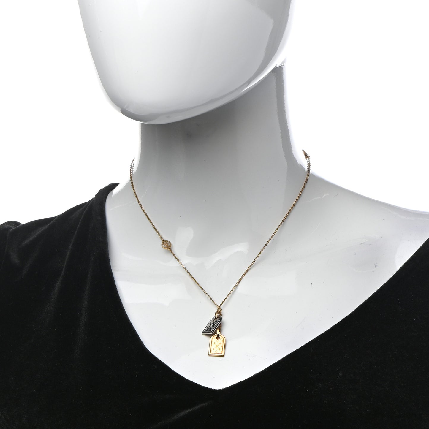 Nanogram Name Tag Necklace Gold