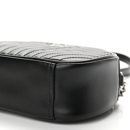 Prada Soft Calfskin Impunture Diagramme Dome Crossbody Bag Black 8 of 8