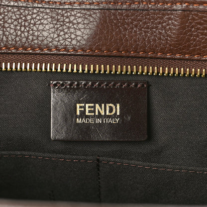 Fendi Zucca Vitello Artic Grande Shopping Tote Tobacco Castagna 6 of 8