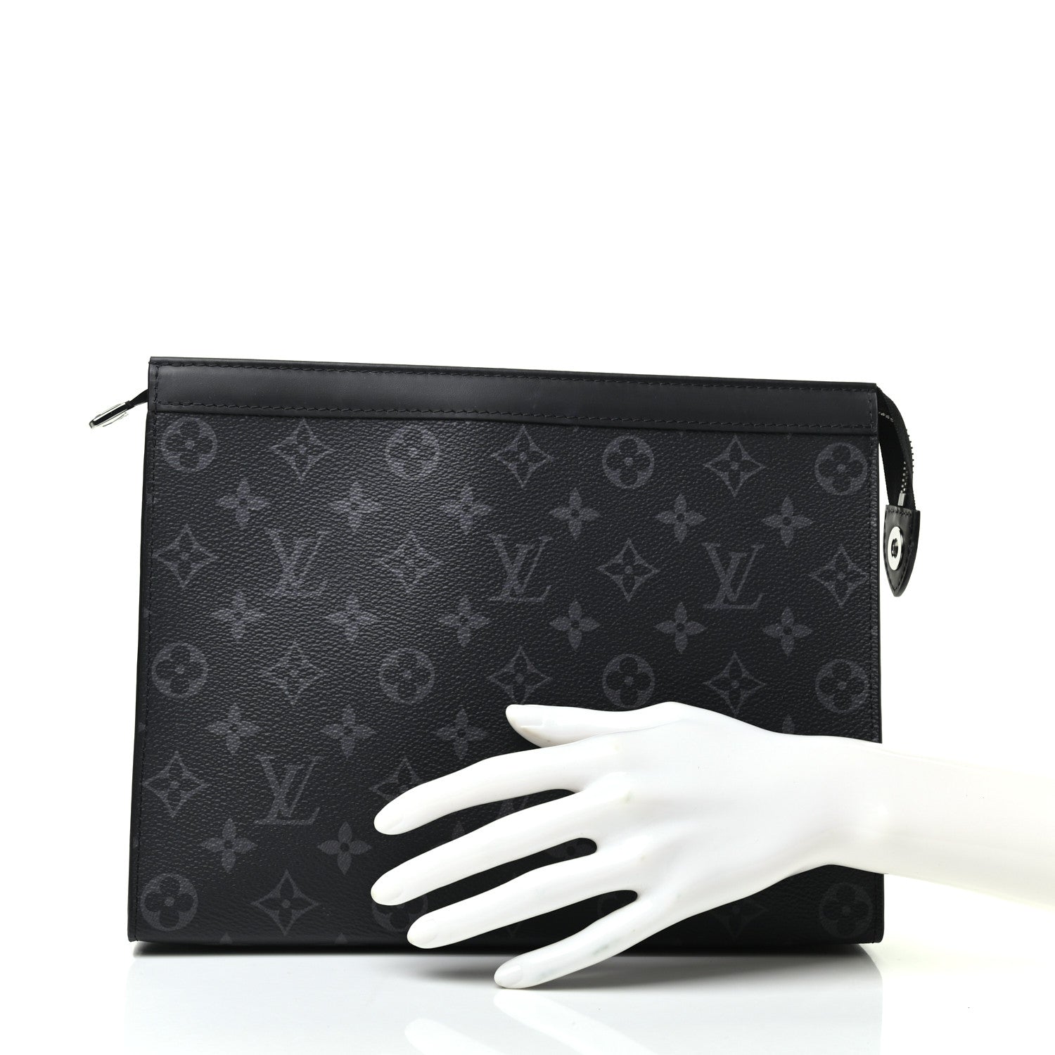 Louis Vuitton Monogram Eclipse Pochette Voyage MM 2 of 6