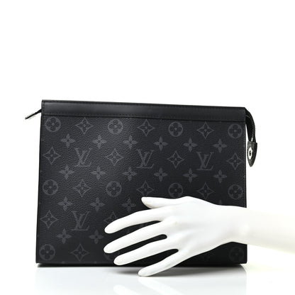 Louis Vuitton Monogram Eclipse Pochette Voyage MM 2 of 6