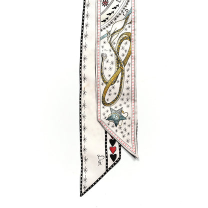 Christian Dior Silk La Roue De La Fortune Mitzah Scarf 2 of 4