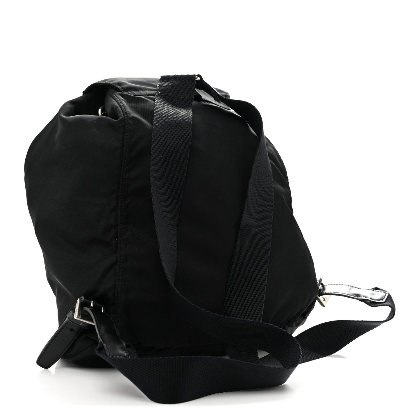 Tessuto Nylon Vela Cinch Backpack Black