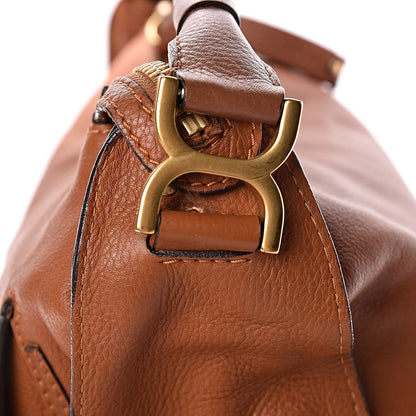 Chloe Calfskin Large Marcie Hobo Tan 10 of 10