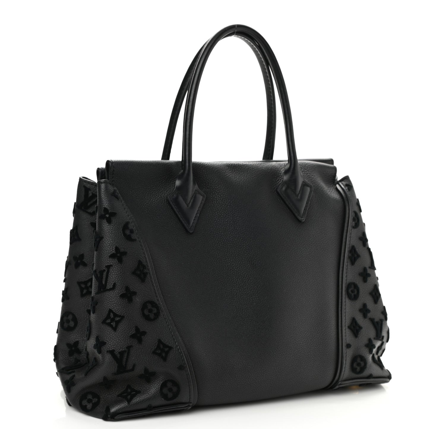 Veau Cachemire Tote W PM Black