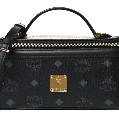 MCM Visetos Vanity Case Black 9 of 13