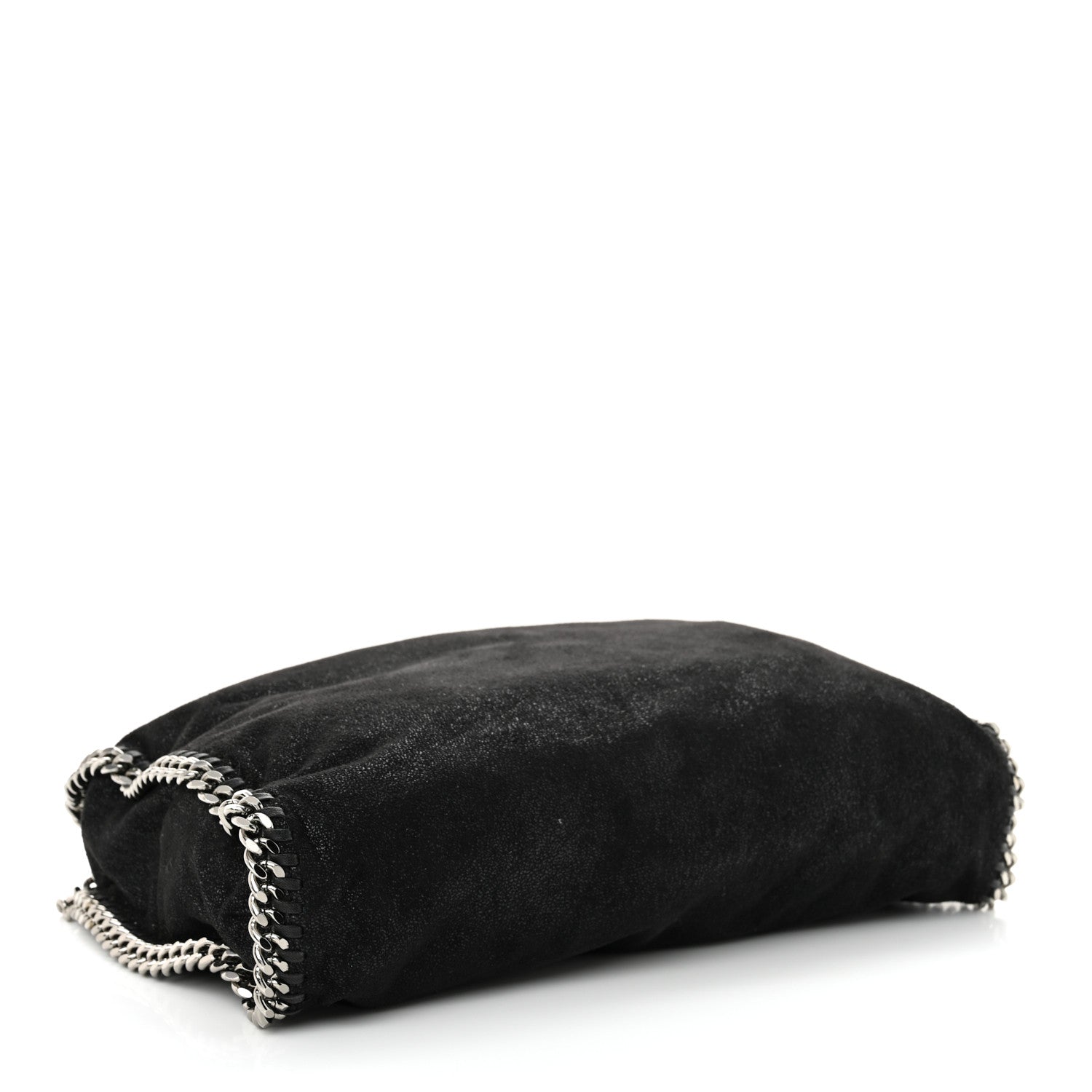 Stella McCartney Shaggy Deer Small Falabella Fold Over Tote Black 4 of 9