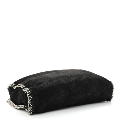 Stella McCartney Shaggy Deer Small Falabella Fold Over Tote Black 4 of 9