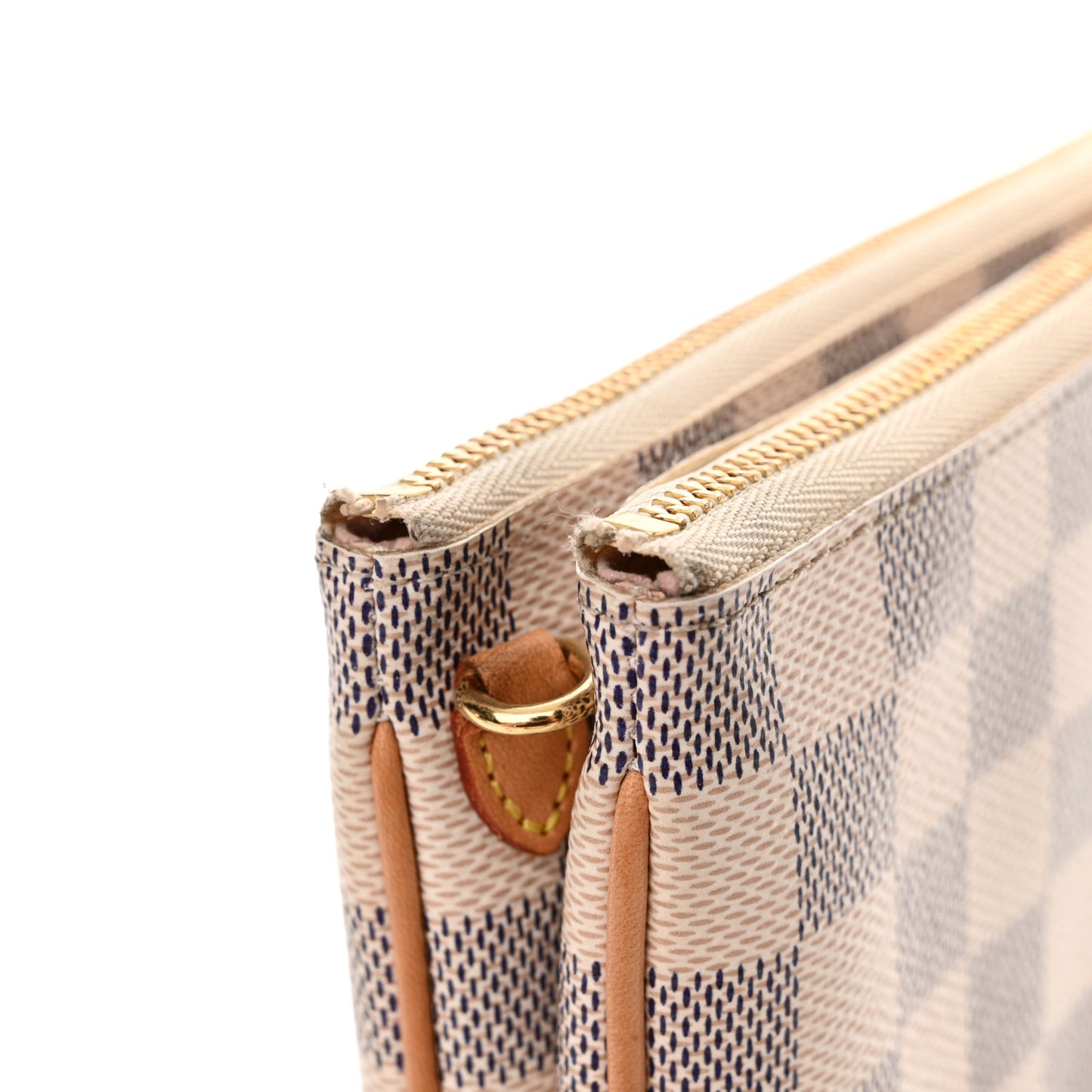 Damier Azur Double Zip Pochette