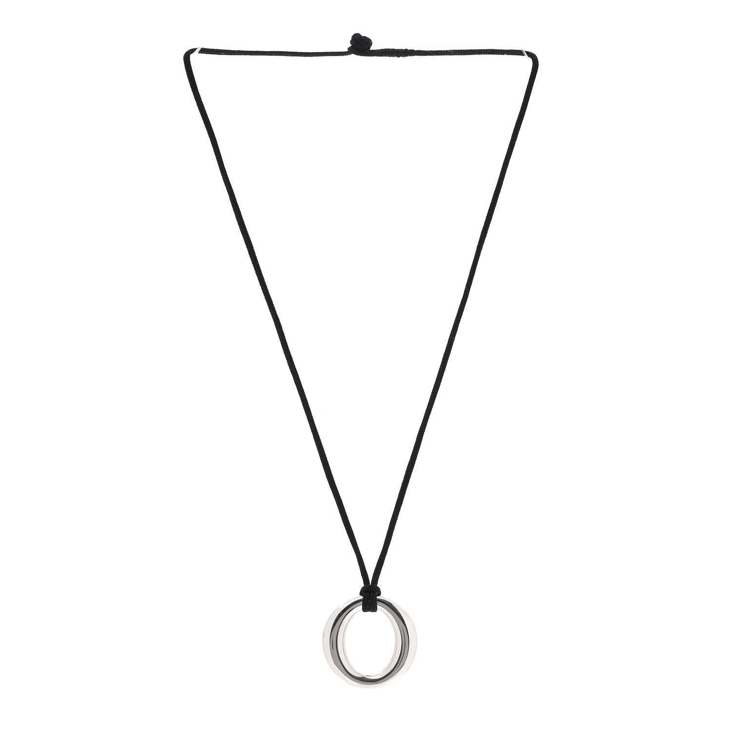 Tiffany Sterling Silver Elsa Peretti Sevillana Pendant Necklace 3 of 5
