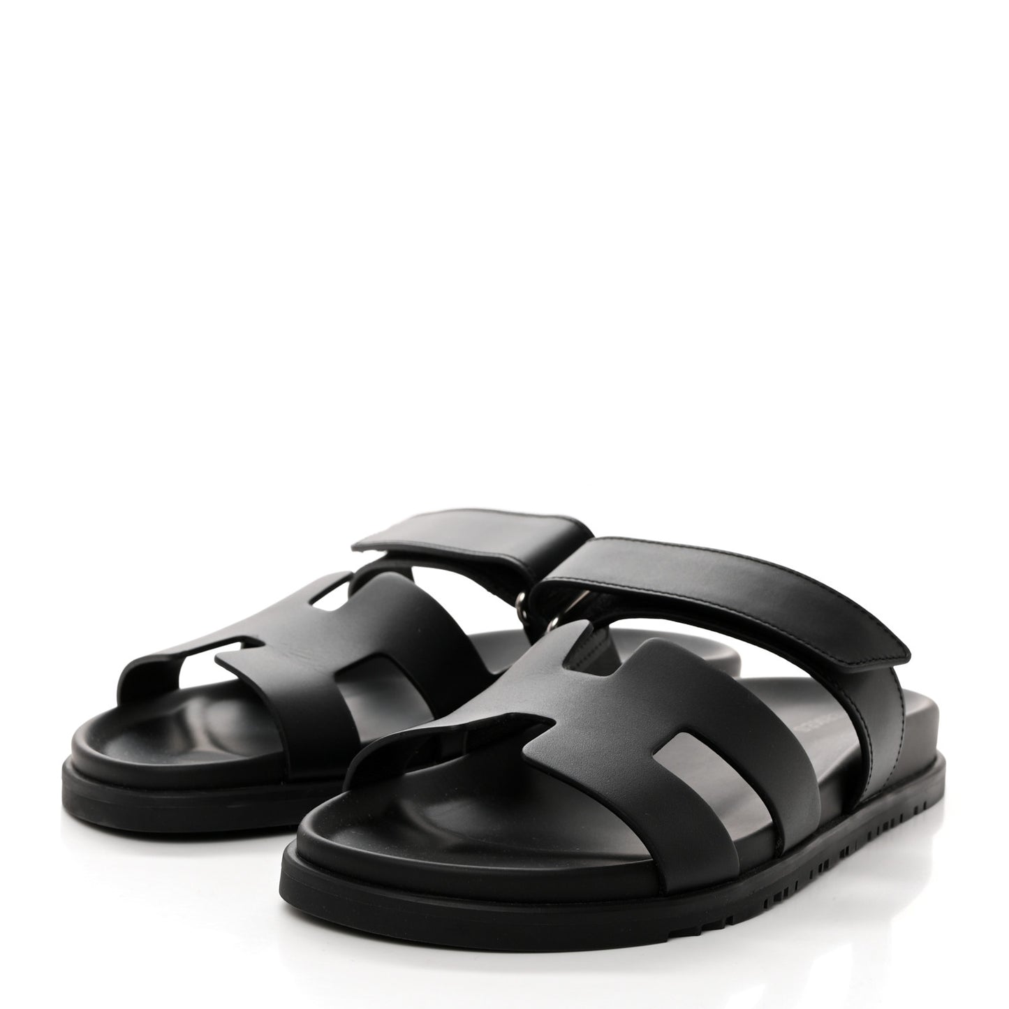 Calfskin Womens Chypre Sandals 41 Black