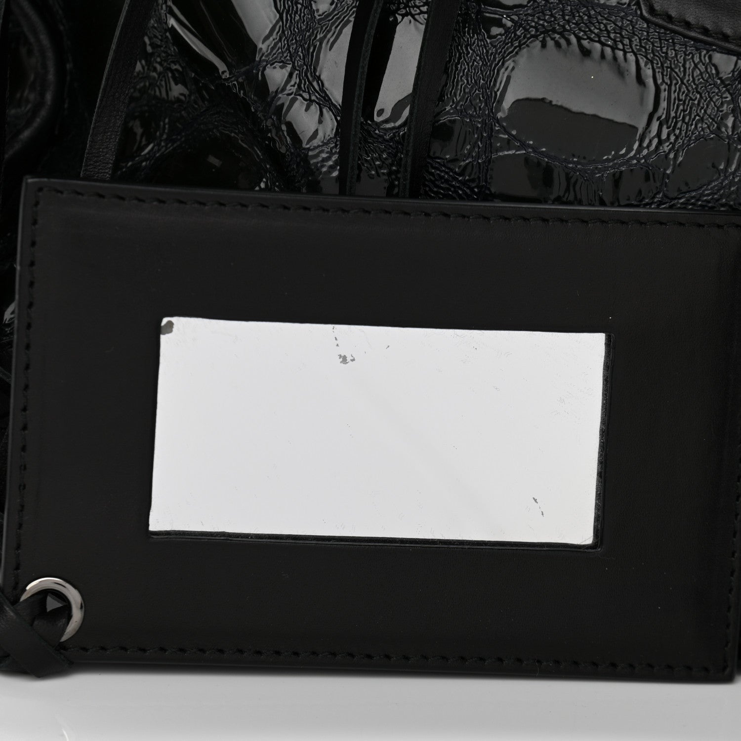 Balenciaga Patent Embossed Classic Hardware City Black 12 of 13