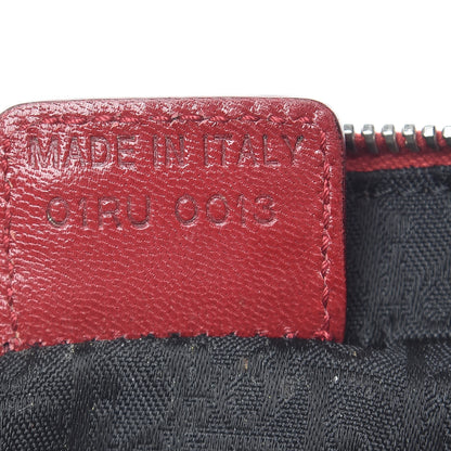 Christian Dior Canvas Le Victim Mini Saddle Pochette Red 7 of 16
