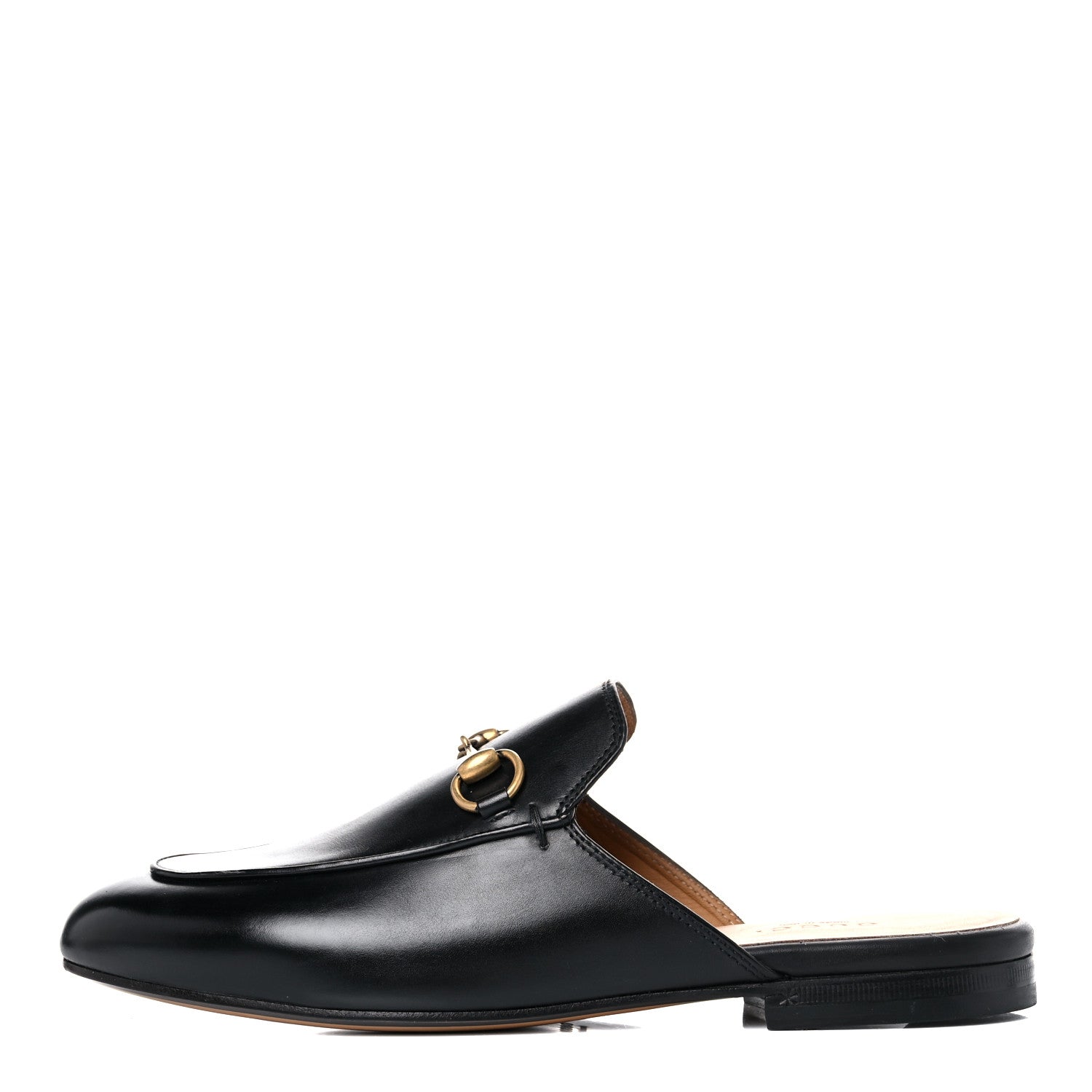 Gucci Calfskin Womens Princetown Slippers 36 Black 1 of 8