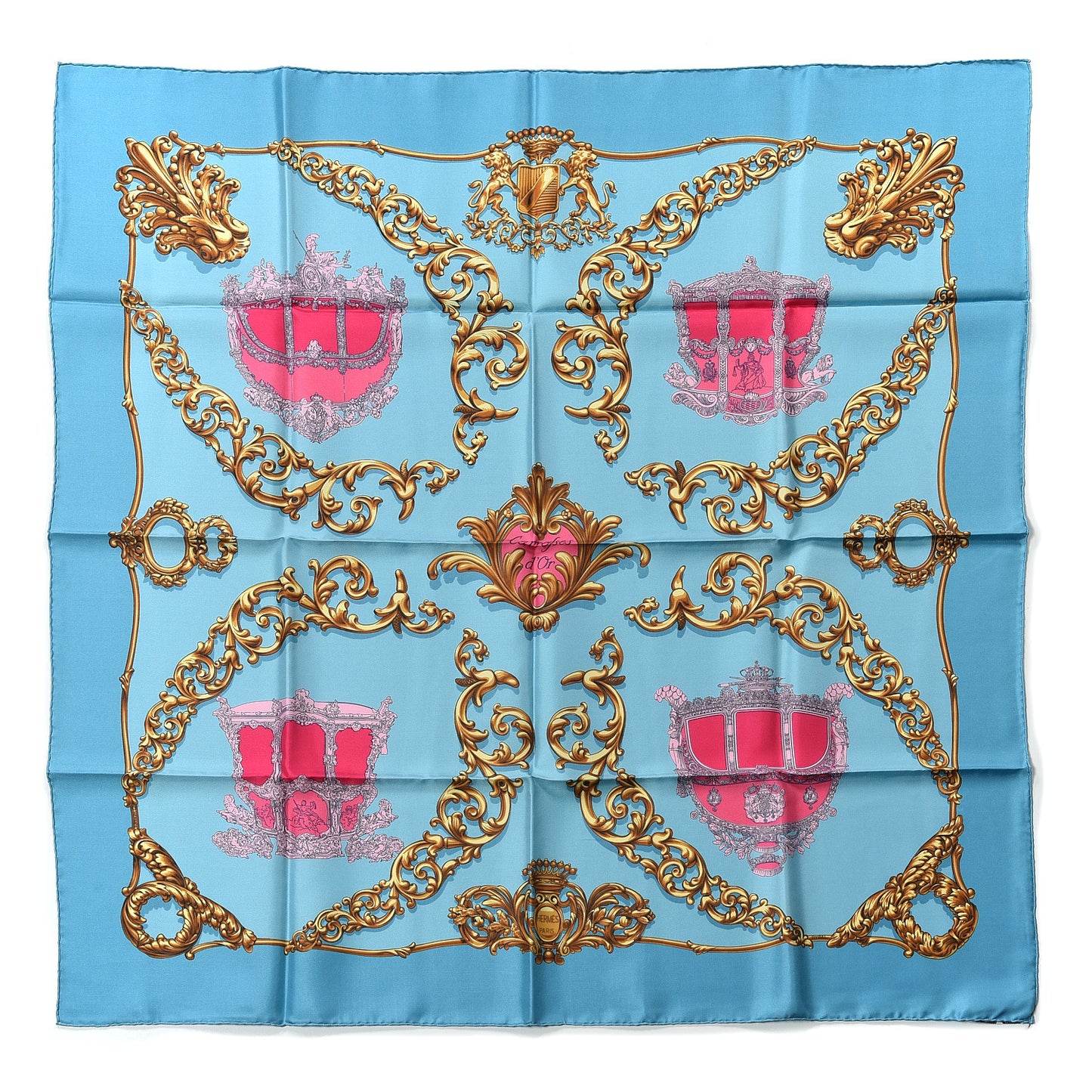 Silk Carrolses D'or Scarf 90