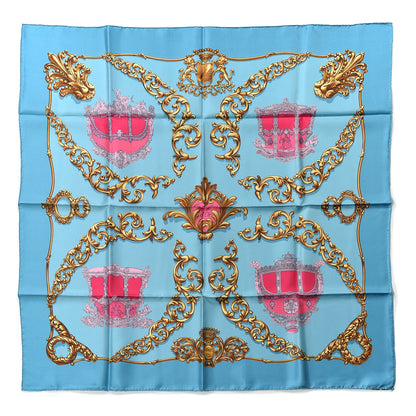 Hermes Silk Carrolses D'or Scarf 90 1 of 5