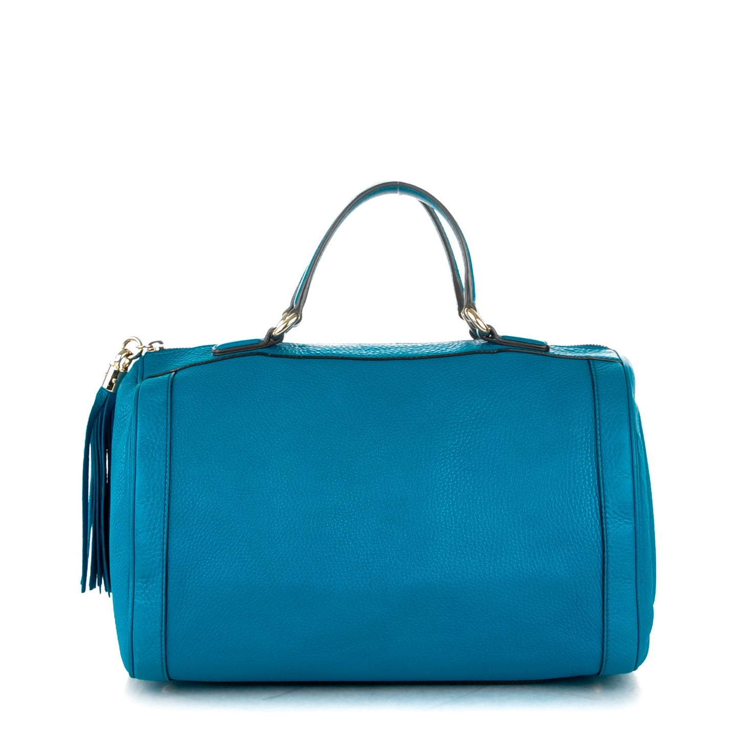 Calfskin Medium Soho Boston Riviera Blue