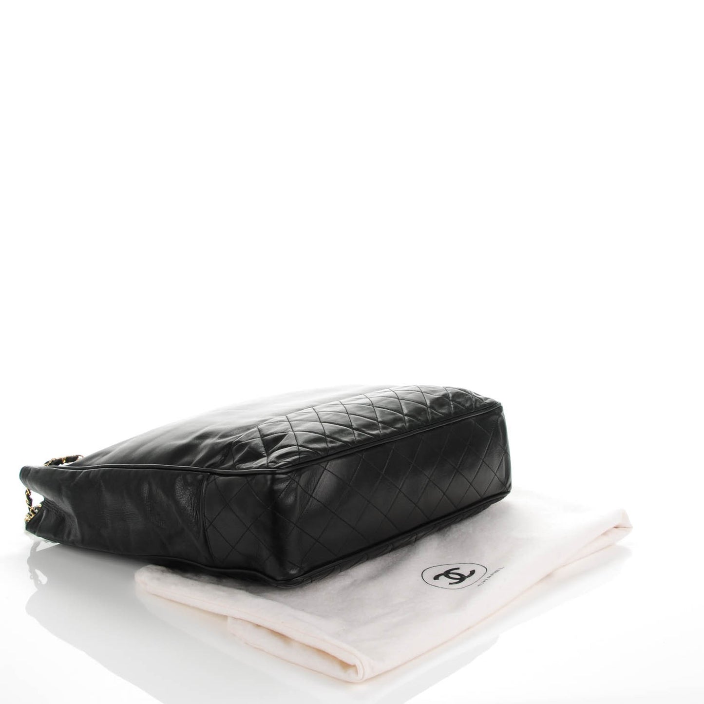 Lambskin Shoulder Bag Black
