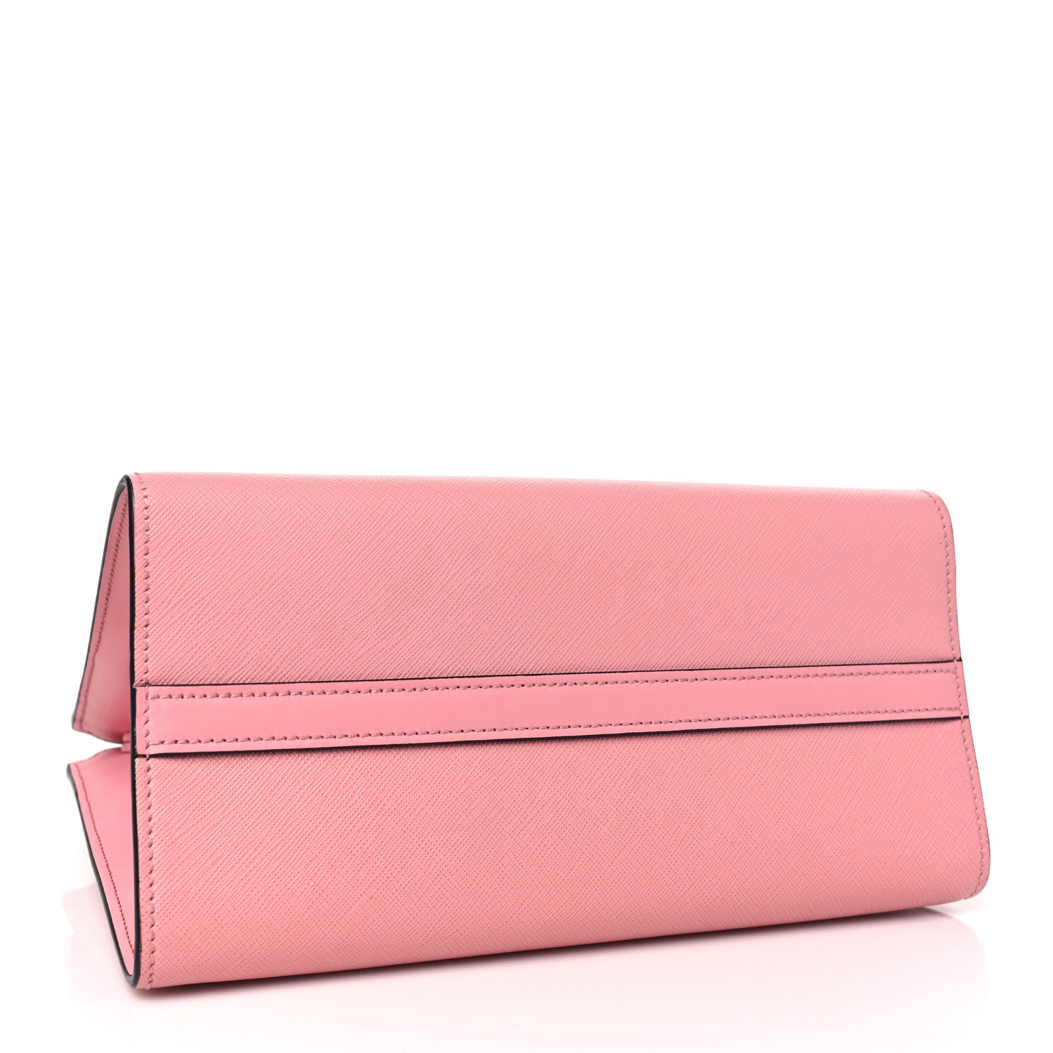 Prada Saffiano City Calfskin Greche Paradigme Bag Pink 4 of 10