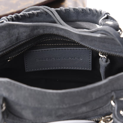Balenciaga Baby Daim Suede Marble Hardware Mini City Grey 9 of 11