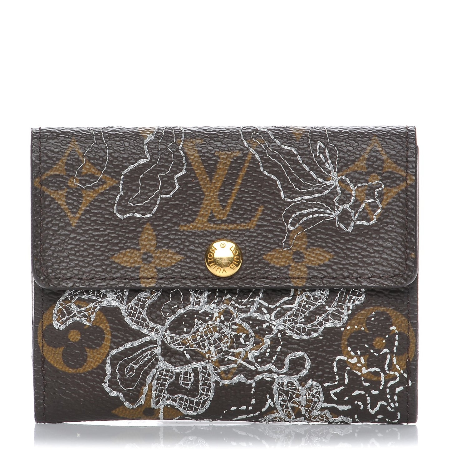 Monogram Dentelle Ludlow Wallet Silver