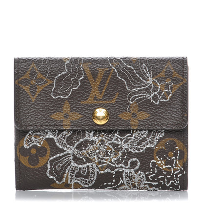 Louis Vuitton Monogram Dentelle Ludlow Wallet Silver 1 of 9
