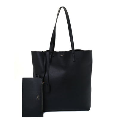 Saint Laurent Calfskin Medium Shopping Tote Black 1 of 11