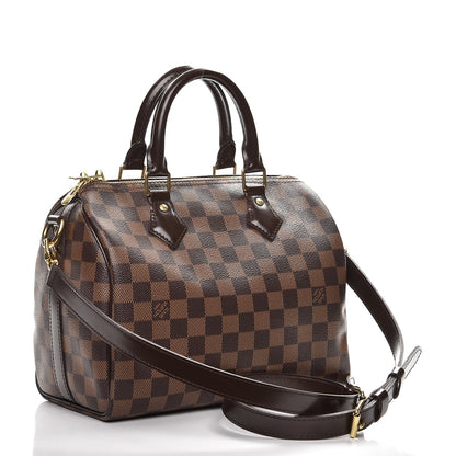 Louis Vuitton Damier Ebene Speedy Bandouliere 25 4 of 11