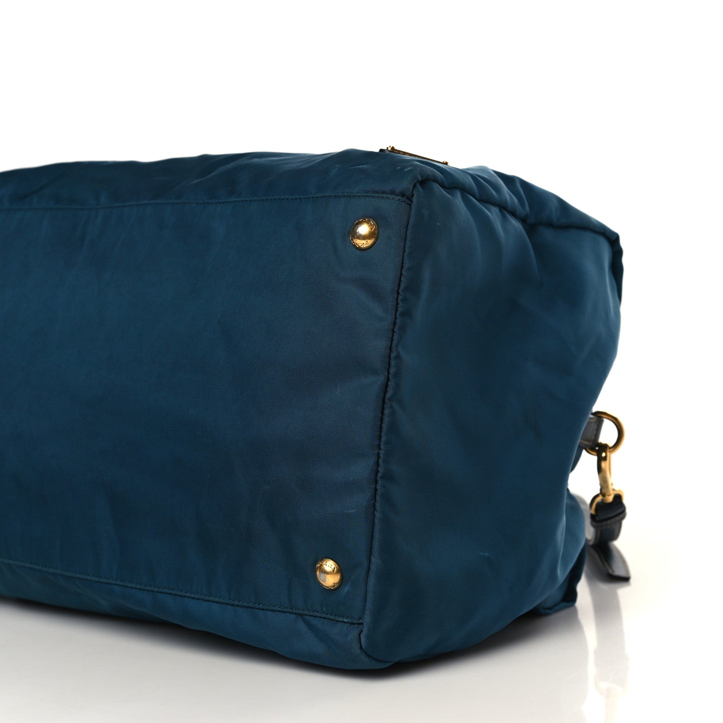 Tessuto Nylon Satchel Blue