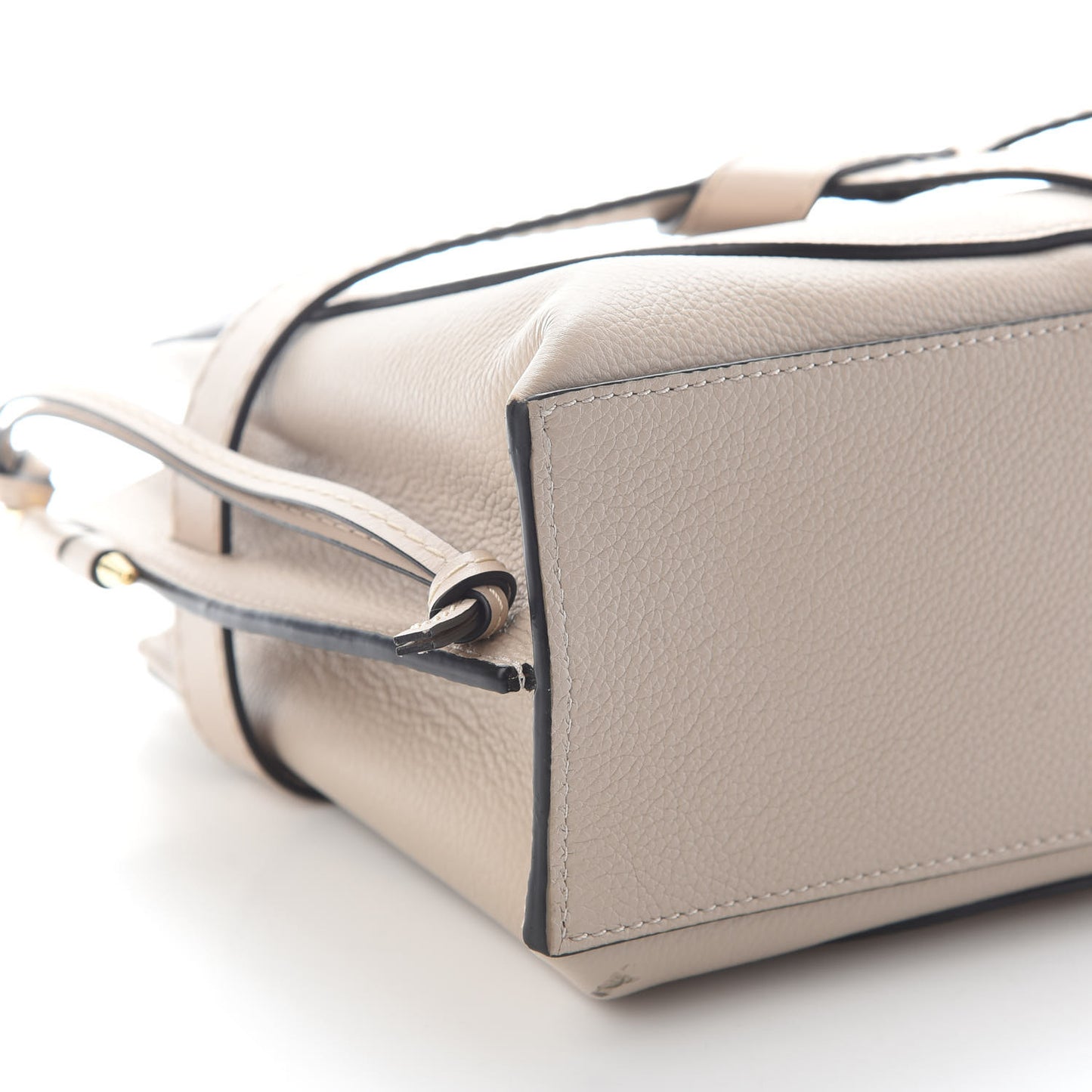 Calfskin Mini Gate Tote Oat