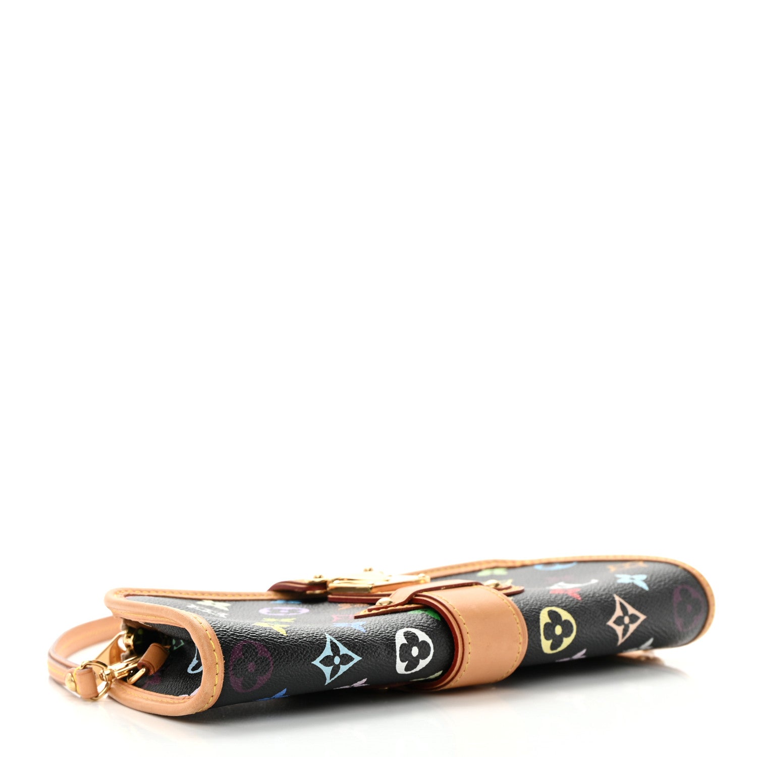 Louis Vuitton Monogram Multicolor Shirley Black 4 of 12