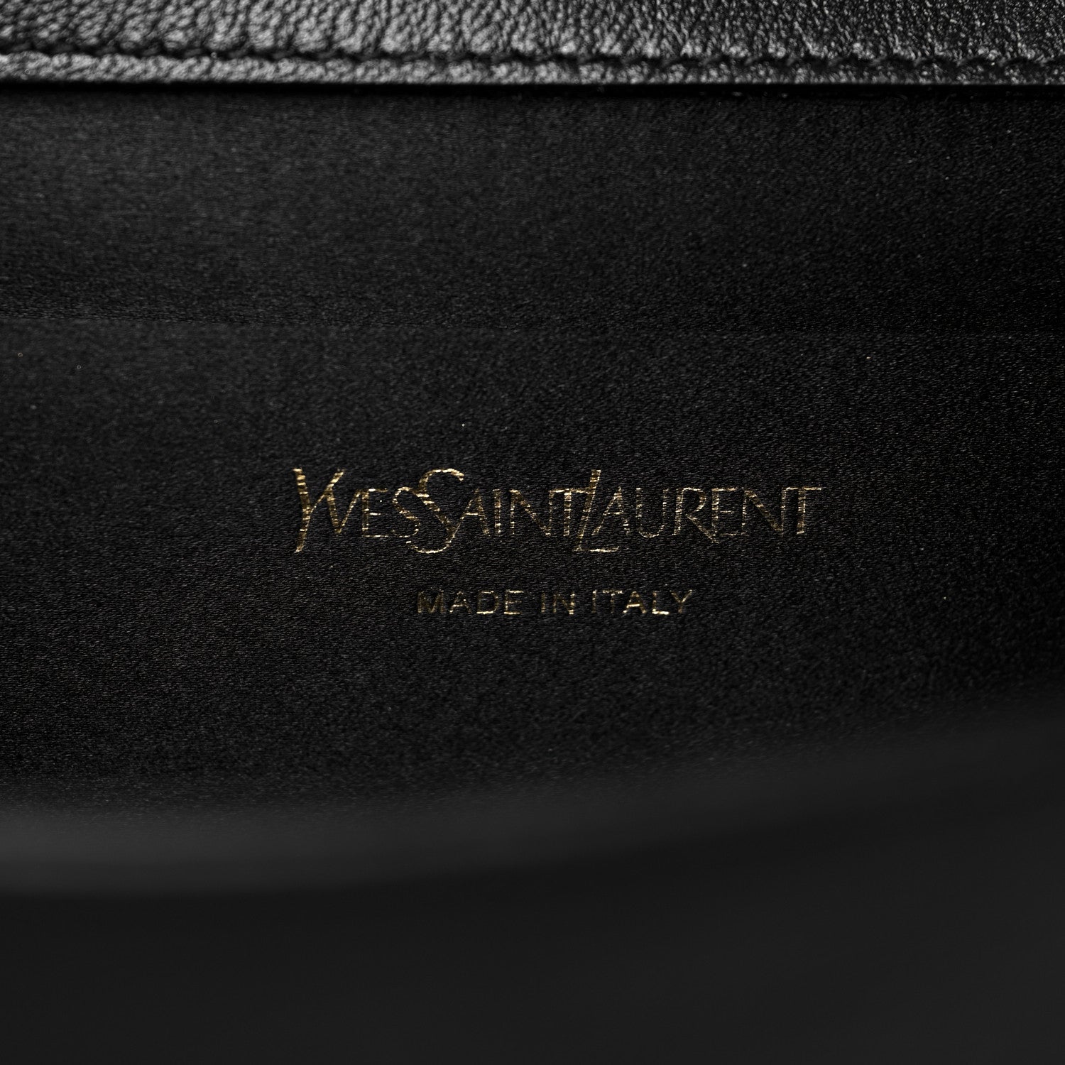 Saint Laurent Calfskin Monogram Large Belle De Jour Clutch Black 7 of 10